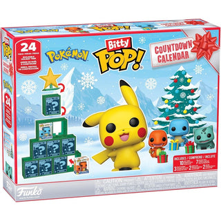 Pokemon Funko Bitty Pop Christmas Advent Calendar, 24 Door Countdown Calendar