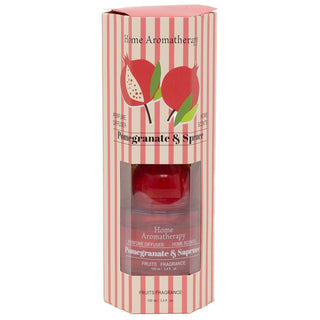 Pomegranate Reed Diffuser | 100ml Glass Oil Diffuser with Ceramic Fruit Topper