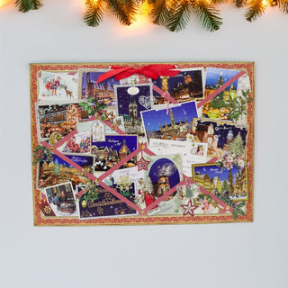 Postcards from Christmas Markets Advent Calendar | Large Advent Calendar 52x38cm