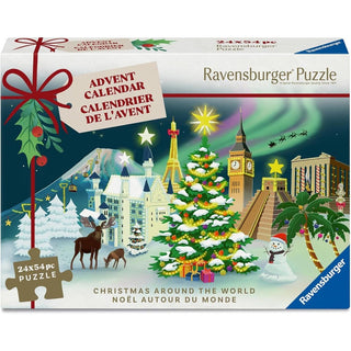 Ravensburger Puzzle Advent Calendar, Christmas Around the World Jigsaw - 1296 Piece