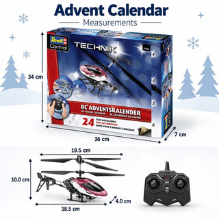Revell RC Helicopter Advent Calendar, Build Your Own Remote Control Helicopter