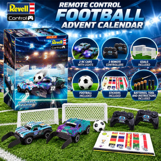 Revell Remote Control Football Advent Calendar with 2 RC Cars