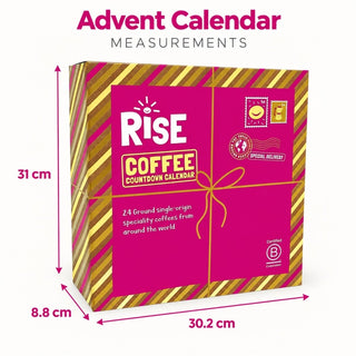 Rise Coffee Advent Calendar 2026, 24 Ground Single-Origin Speciality Coffee
