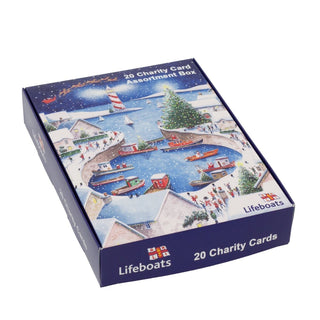 RNLI Charity Christmas Cards | Box of 20 Christmas Cards with 5 Designs
