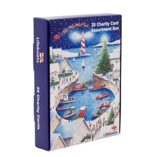 RNLI Charity Christmas Cards | Box of 20 Christmas Cards with 5 Designs