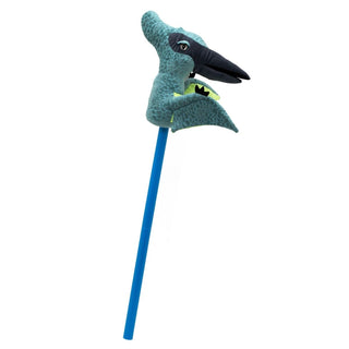 Roaring Pterodactyl Dinosaur Hobby Horse | Kids Dino Riding Toy with Sound 80cm