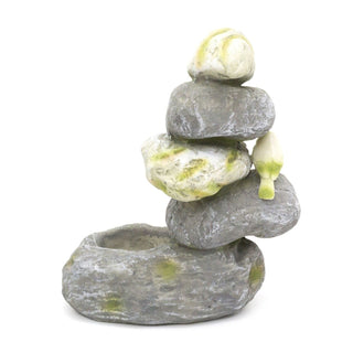 Rock Stack Garden Planter | Stone Pile Bird Plant Pot | Animal Planters Flower Pots - Design Varies One Supplied