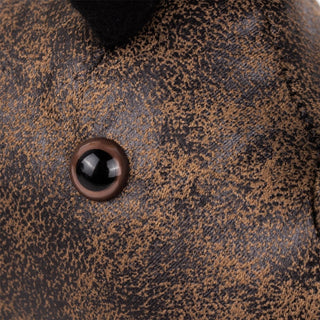 Rollo Rhino Doorstop | Faux Leather Rhino Door Stop with Felt Ears 1.4Kg - 32cm