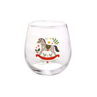 Santa & The Nutcracker Christmas Glasses | Set of 4 Festive Drinks Tumblers