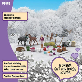 Schleich Horse Club Toy Advent Calendar, Horse Advent Calendar 2025, 34 Pieces