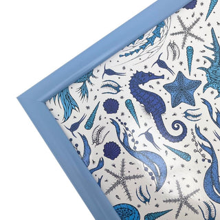 Sea Life Lap Tray with Bean Bag Cushion, 44x34cm Nautical Padded Laptray