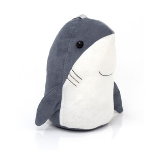 Sea Life Shark Fabric Doorstop | Nautical Fish Door Stop For Sea Ocean Decor