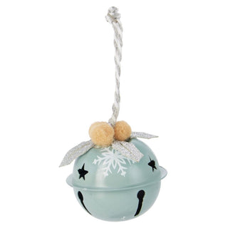 Set of 12 Small Pastel Jingle Bell Baubles Jingle Bell Christmas Tree Ornaments