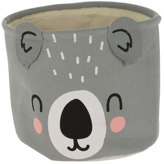 Set Of 2 Childrens Fabric Storage Baskets | Kids Toy Storage Boxes - Koala