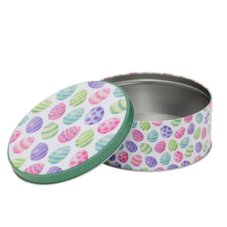Set of 2 Easter Nesting Tins | Medium & Small Bunny & Egg Storage Tins