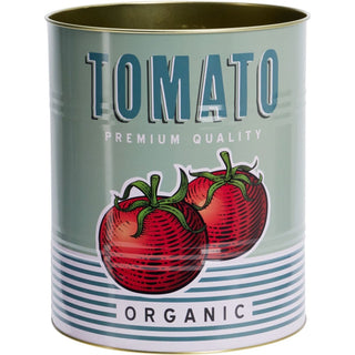 Set of 3 Decorative Retro Storage Tins | Tomato, Olive and Lemon Food Cans
