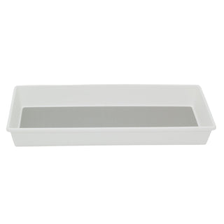 Set of 3 Drawer Organisers, Non - slip Plastic Kitchen Drawer Tidy Storage Trays