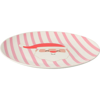 Set of 4 Christmas Ceramic Plates | Fun Festive Design for Snacks, Desserts & Santa’s Treats | Bright Christmas Tableware - 20cm