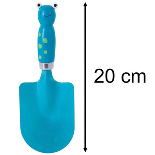 Set of 4 Kids Garden Hand Trowels Colourful Insect Wooden Handles, Garden Tools