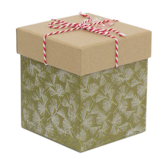Set Of 5 Patterned Christmas Gift Boxes | Festive 5 Piece Christmas Wrapping Boxes | Xmas Present Boxes With Lids