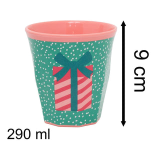 Set of 6 Children's Christmas Beaker | Festive Kids Cup with Christmas Character Design | Plastic Tumbler - 290ml