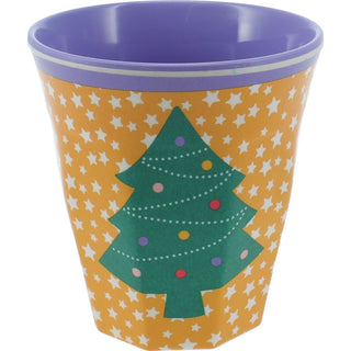 Set of 6 Children's Christmas Beaker | Festive Kids Cup with Christmas Character Design | Plastic Tumbler - 290ml