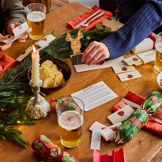 Set of 6 Taskmaster Christmas Crackers, 2026 Festive Party Game with 38 Tasks