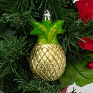 Set of 9 Fruit - Themed Christmas Tree Ornaments | Fruit Hanging Decorations
