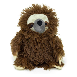 Shaggy Sloth Doorstop | Sloth Shaped Door Stop Fabric Animal Doorstop - Brown