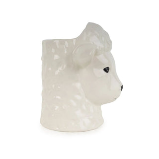 Sheep Utensil Holder, 17cm Ceramic 3D Animal Kitchen Utensil Jar Storage Pot