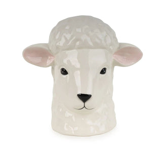Sheep Utensil Holder, 17cm Ceramic 3D Animal Kitchen Utensil Jar Storage Pot