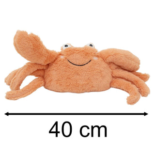 Shelly Crab Door Stop, 1.4kg Orange Crab Nautical Coastal Door Stop - 28cm