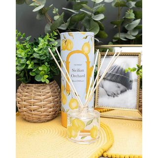 Sicilian Basil & Wild Lemon 150ml Reed Diffuser | Home Fragrance Room Diffuser