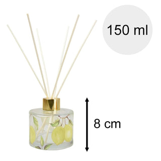 Sicilian Basil & Wild Lemon 150ml Reed Diffuser | Home Fragrance Room Diffuser
