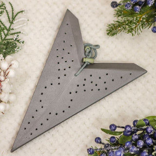 Silver Christmas Star | 7 - Pointed Silver Paper Hanging Decoration - 45cm