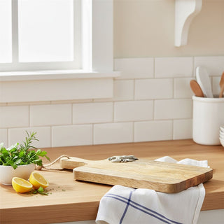 Silver Lobster Mango Wood Mini Chopping Board, Nautical Wooden Serving Platter