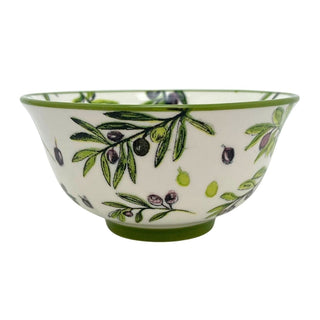 Small Olive Grove Fine China Serving Bowl, 12x6cm Ceramic Snack & Dip Bowl