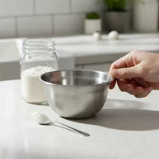 Stainless Steel Mixing Bowl, 14cm Kitchen Food Prep Baking Mixing Bowl - 620ml
