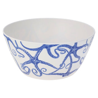 Starfish Design Large Salad Bowl | Nautical Serving Bowl for Outdoor Dining 25cm