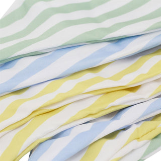 Striped Fabric Bunting 3.2m 12 Flag Pennant Banner Garden Party Decoration