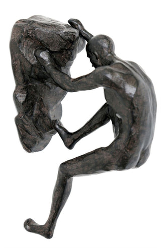 Stunning Resin Sculpture Rock Climbing Man Wall Art ~ Hanging Decoration