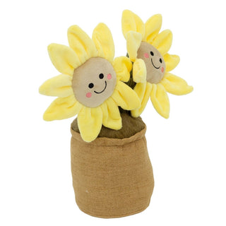 Sunflower Doorstop, 34cm Novelty Flower Pot Door Stop Decorative Door Stopper