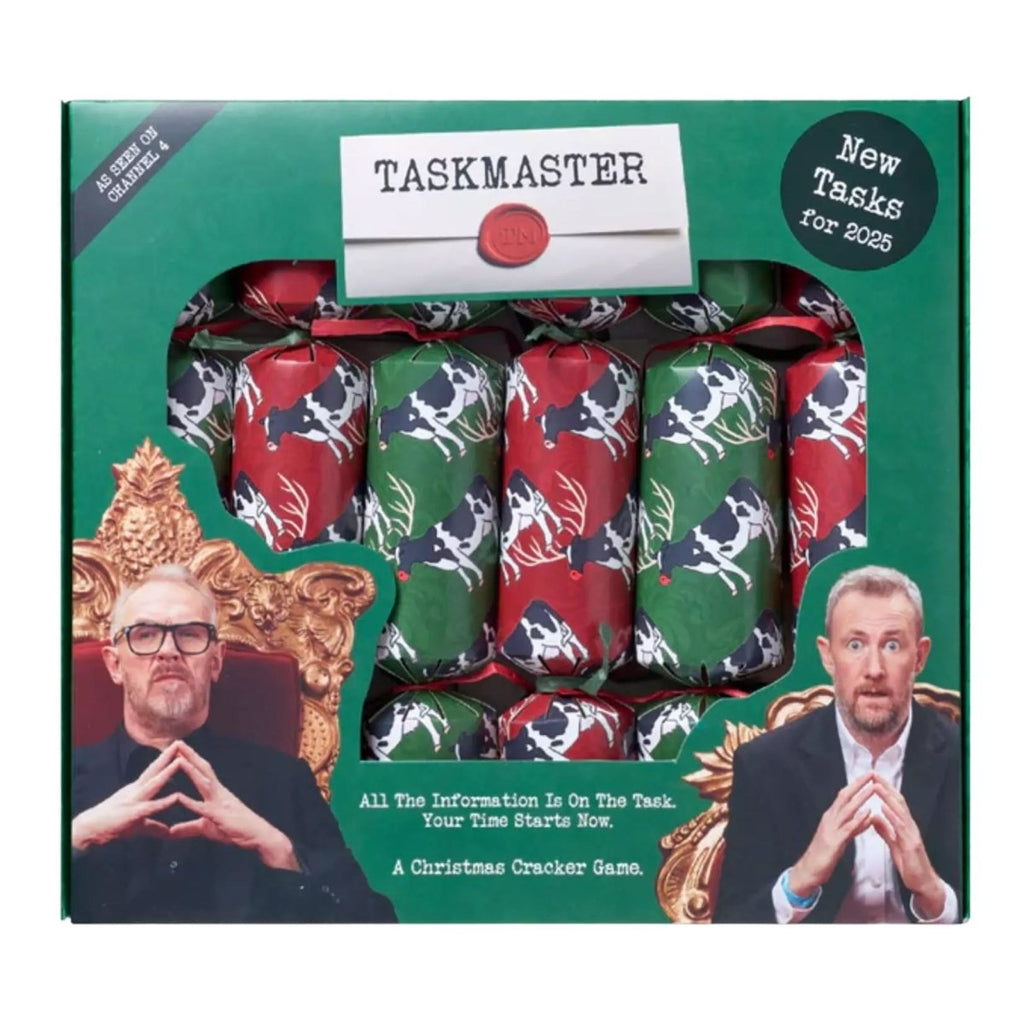 Taskmaster 2025 Christmas Crackers Pack of 6 with Original Tasks and T ...