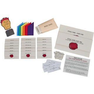 Taskmaster 2025 Christmas Crackers Pack of 6 with Original Tasks and Trophy