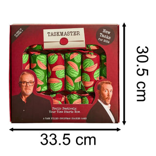 Taskmaster Christmas Crackers Pack of 6 with Original Tasks for Family Fun