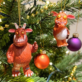 The Gruffalo Christmas Tree Decoration Set | 3D Resin Gruffalo & Child Ornaments