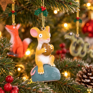 The Gruffalo Mouse With Nut Christmas Tree Decoration Gisela Graham 6.5cm