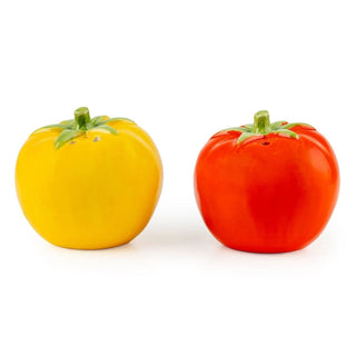 Tomato Salt & Pepper Shakers | Red and Yellow Tomato Salt and Pepper Pots