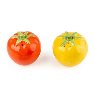 Tomato Salt & Pepper Shakers | Red and Yellow Tomato Salt and Pepper Pots