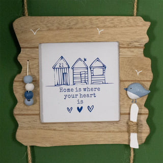 Triple Hanging Nautical Photo Frame | 3 Aperture Picture Frame Collage Frame